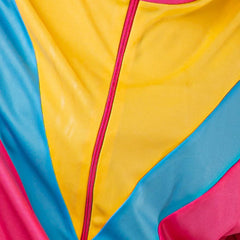 80s Disco Tracksuit for Men Pink Women Retro Hip Hop Sportwear Costume Outfit Set 90s Shell Suit