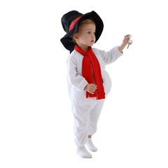 Christmas Baby Snowman Bodysuit Onesie 2 Piece Set Cosplay Outfits Halloween Party Suit