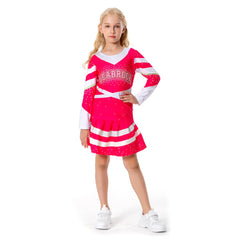 Kids Girls Z-O-M-B-I-E-S ZOMBIES 3 Addison Cosplay Dress Halloween Carnival Costume Dress Up