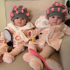 Kids Little Children Curling Iron Cosplay Wool Hat 2024 Halloween Costume Accessories