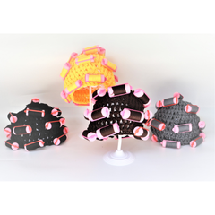 Kids Little Children Curling Iron Cosplay Wool Hat 2024 Halloween Costume Accessories