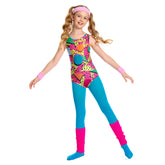 Kids 80s Retro Random Printed Sportswear Cosplay Outfits Halloween Party Suit