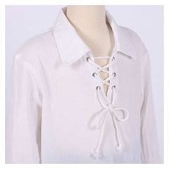 Medieval Pirate Cosplay Kids Boys Shirt Lace-Up Pants Outfits Halloween Carnival Suit