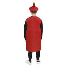 Mustard Sauce Tomato Sauce Cosplay Kids Children Outfits Halloween Party Carnival Suit