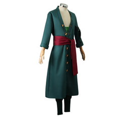One Piece Roronoa Zoro Kids Boys Outfits Halloween Carnival Suit Cosplay Costume