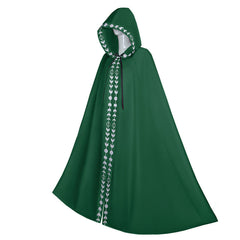 Wizard Halloween Lace Hooded Cloak Cosplay Costume Outfits Halloween Carnival Accessories