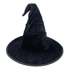 Adult Black Witch Sharp Hat Cosplay Halloween Party Costume Accessories