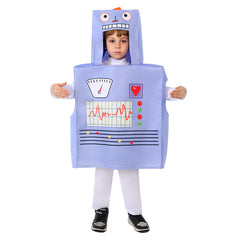 Children Aerospace Robot Cosplay Costume Halloween Carnival Suit