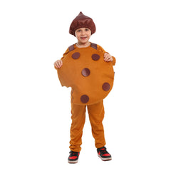 Children Chocolate Cookies Halloween Carnival Cosplay Costume