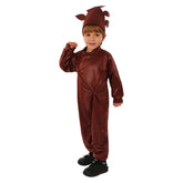Children Chocolate Sauce Jumpsuit Cosplay Costume Halloween Carnival Suit