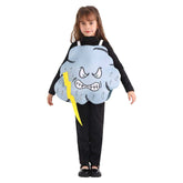 Children Thunderstorm Outfits Cosplay Costume Halloween Party Suit