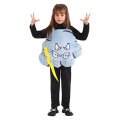 Children Thunderstorm Outfits Cosplay Costume Halloween Party Suit