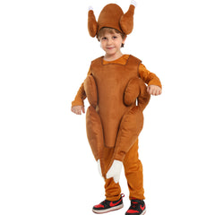 Children Turkey Clothing Thanksgiving Day Cosplay Costume Halloween Carnival Suit