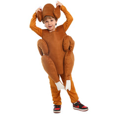 Children Turkey Clothing Thanksgiving Day Cosplay Costume Halloween Carnival Suit