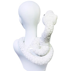 Demon Slayer: Kimetsu no Yaiba Iguro Obanai White Snake Cosplay Halloween Carnival Costume Accessories Prop