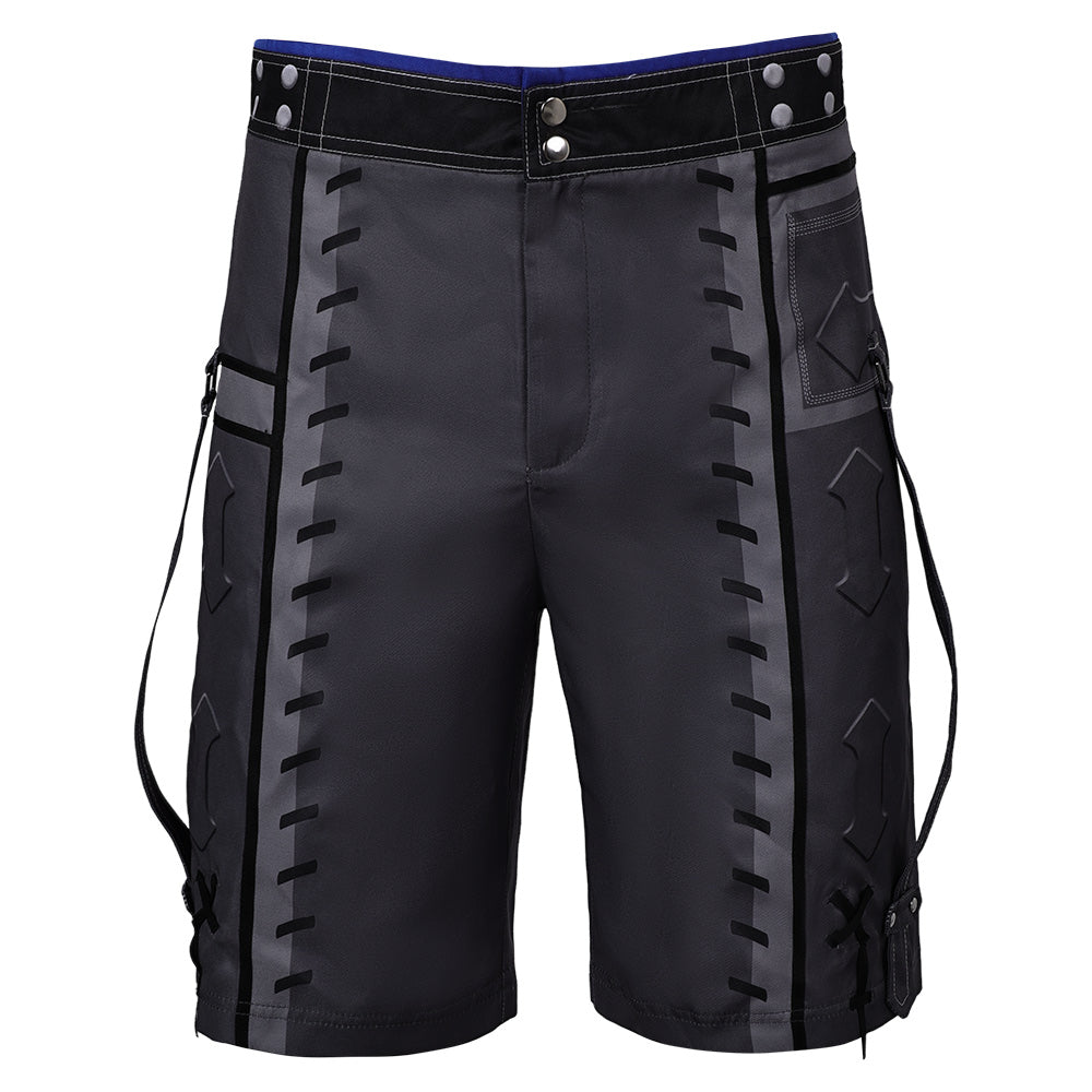 Final Fantasy Cloud Strife Adult Cosplay Costume Shorts Pants Outfit Halloween Carnival Suit