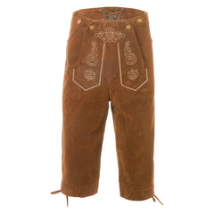 German Bavarian Munich Beer Festival Men Vintage Retro Brown Suspender Pants Overalls Cosplay Costume Outfits Halloween Carnival Suit