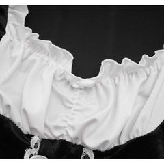 German Bavarian Munich Beer Festival Retro Vintage Classic Women Black Dress Cosplay Costume Outfits Halloween Carnival Suit