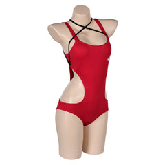 Ghostbusters 2024 Grooberson Red One Piece Swimsuit Cosplay Costume Outfits Halloween Carnival Suit Original Design
