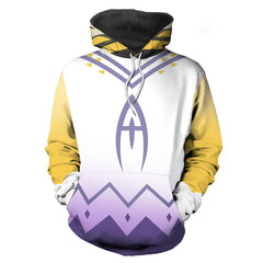 Hazbin Hotel Adam The Exorcist Adult Cosplay Printed Hoodie Hooded Sweatshirt Men Women Casual Pullover Hoodie