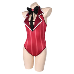 Hazbin Hotel Alastor One-piece Swimsuit Femboy Clothing Cosplay Costume Outfits Halloween Carnival Suit