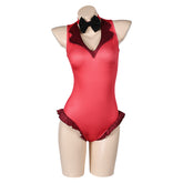 Hazbin Hotel Charlie Morningstar Red One Piece Swimsuit Cosplay Costume Outfits Halloween Carnival Suit