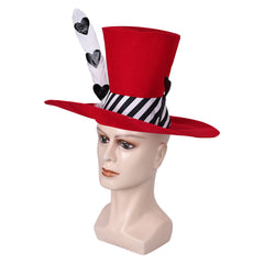 Hazbin Hotel TV Valentino Cosplay Hat Cap Halloween Carnival Costume Accessories