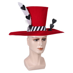 Hazbin Hotel TV Valentino Cosplay Hat Cap Halloween Carnival Costume Accessories