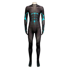 Kaiju No. 8 Kafka Hibino Black Printed Jumpsuit With Mask Cosplay Costume Outfits Halloween Carnival Suit