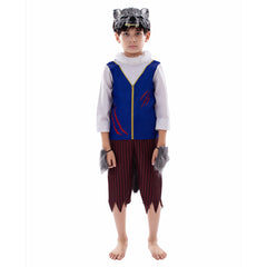 Kids Boys Girls Werewolf Cosplay Costume Outfits Halloween Carnival Suit With Mask