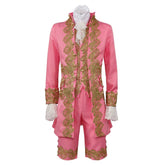 Men Retro Victorian Medieval Palace Prince Suit Halloween Party Cosplay Outfits