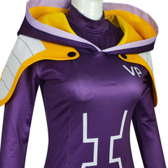 One Piece Jewelry Bonney Egghead Arc Purple Suit Cosplay Costume Outfits Halloween Carnival Suit