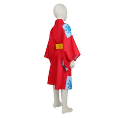 One Piece Wano Country Arc Monkey D. Luffy Kids Children Kimono Cosplay Costume Outfits Halloween Carnival Suit
