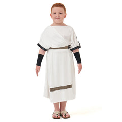 Renaissance Retro Greek Roman Kids Boys Warriors Cosplay Robe Costume Outfits Halloween Carnival Suit