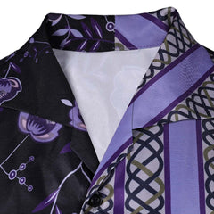 Road House 2024 Knox Printed Purple Adult Cosplay Casual Street T-shirt Costume Outfits Halloween Carnival Suit