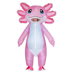 Salamander Pink Adult One Size Inflatable Clothes Jumpsuit Cosplay Costume Outfits Halloween Carnival Suit  