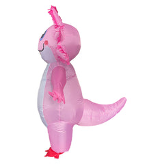 Salamander Pink Adult One Size Inflatable Clothes Jumpsuit Cosplay Costume Outfits Halloween Carnival Suit  