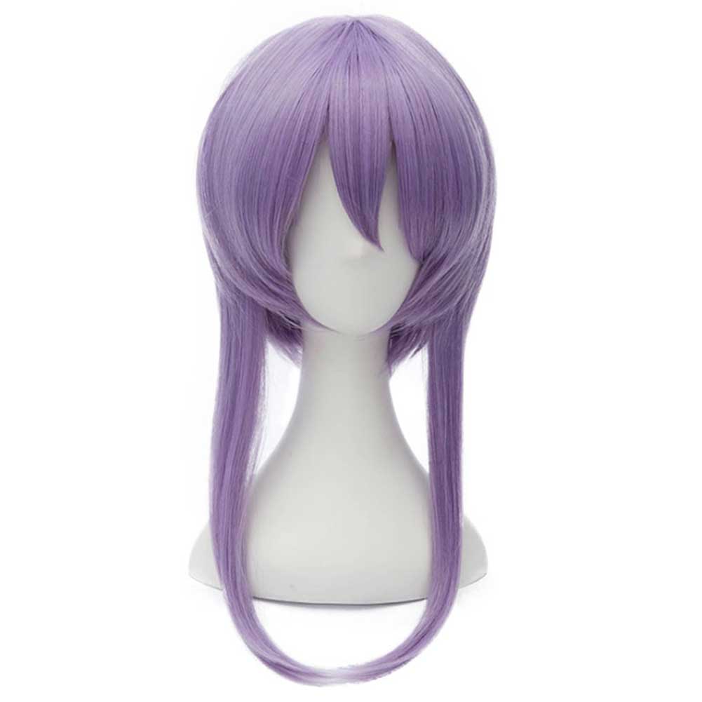 Seraph of the End Shinoa Hiiragi Cosplay Purple Wig Heat Resistant Synthetic Hair Carnival Halloween Party Props
