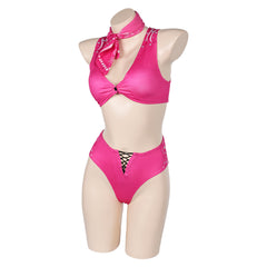 Barbie 2023 Doll Pink 3Pics/Set Swimsuit With Scarf Outfits Halloween Carnival Suit Original Design