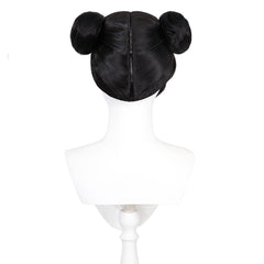 Street Fighter Chun Li Cosplay Wig Heat Resistant Synthetic Hair Carnival Halloween Party Props Accessories