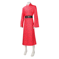 SW Sheev Palpatine Red Robe With Belt Cosplay Costume Outfits Halloween Carnival Suit