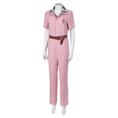 The Fall Guy 2024 Jody Moreno Women Pink Jumpsuit With Belt Cosplay Costume Outfits Halloween Carnival Suit