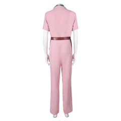 The Fall Guy 2024 Jody Moreno Women Pink Jumpsuit With Belt Cosplay Costume Outfits Halloween Carnival Suit