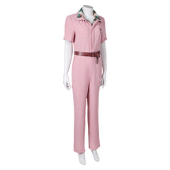 The Fall Guy 2024 Jody Moreno Women Pink Jumpsuit With Belt Cosplay Costume Outfits Halloween Carnival Suit