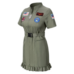 Women Space Dress Astronaut Suit Cosplay Costume Halloween Party Suit