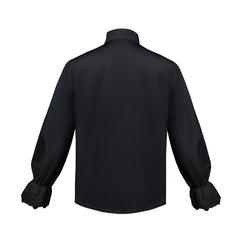 Middle Ages Renaissance Lace Collar Lace Sleeve Shirt Cosplay Costume Outfits Halloween Carnival Party Disguise Suit