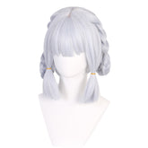 Genshin Impact Kamisato Ayaka Cosplay Wig Heat Resistant Synthetic Hair Carnival Halloween Party Props