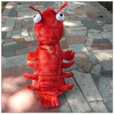 Red Cute Lobster Shape Pet Clothes Cosplay Soft Texture Dogs Hooded Coat Costume Halloween Pets Supplies - INSWEAR