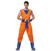 Adult Halloween Dragon Ball Costume Son Goku Suit Outfit Cosplay Costume Kung Fu Outfit - INSWEAR