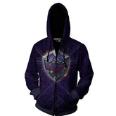 Unisex Hoodies The Legend of Zelda Zip Up 3D Print Jacket Sweatshirt - INSWEAR